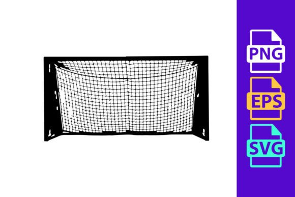A Black and White Illustration of a Socc: A Dynamic Design Asset