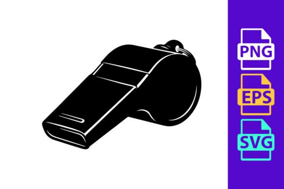 A Black Plastic Whistle with a Distincti: Bold Character for Modern Branding