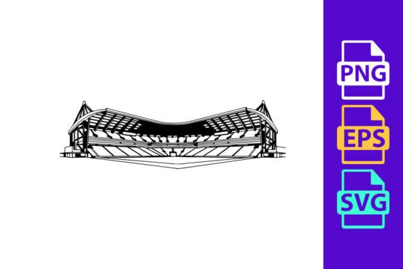 Architectural Drawing of a Large Buildin: Bold Structure for Your Brand