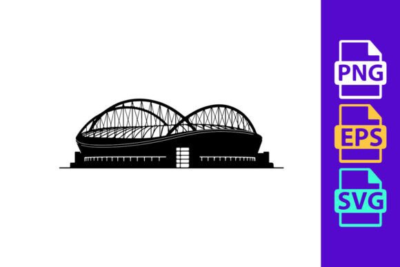 Architectural Rendering of a Modern Stad: A Typeface for Bold Visions
