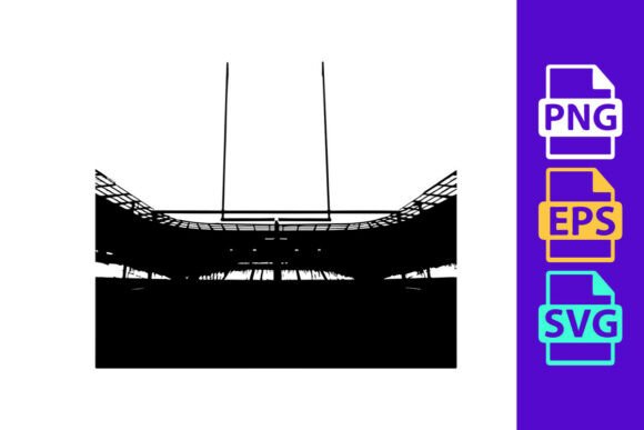 Dynamic Motion: The Football Silhouette Vector