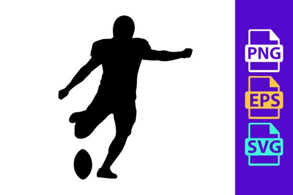 Dynamic Motion: The Power of the Kicking Silhouette