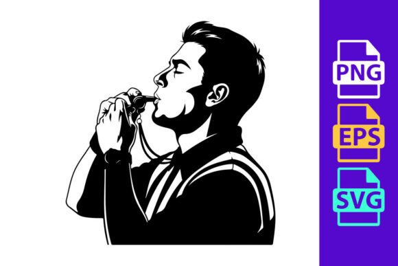 Dynamic Motion: Using Black and White Illustration of a Man Dr