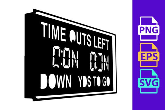 Electronic Scoreboard Display for Sports: A Modern Design Asset