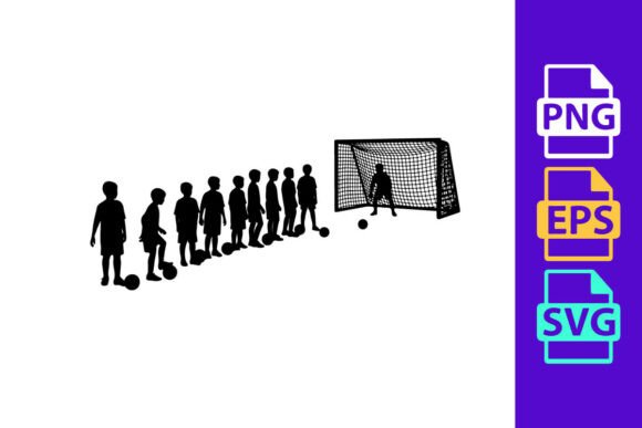 Score Visual Goals: Using Soccer Penalty Kick Silhouettes
